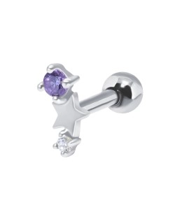 February Birthstone Helix Ear Piercing TIP-3599